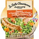 BELLE CHAURIENNE SAUCISSE À L'ANCIENNE LABEL ROUGE ET PETITS POIS CAROTTES 300G