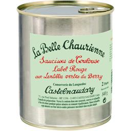 BELLE CHAURIENNE SAUCISSE TOULOUSE LR LENTILLE VERTE BERRY840G