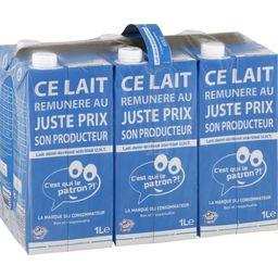 C''EST QUI LE PATRON LAIT 1/2 ECREME C'EST QUI LE PATRON PACK 6X1L