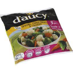 D'AUCY MÉLANGE CHOUX FLEURS/BROCOLIS JUSTE À RÉCHAUFFER D'AUCY 750G