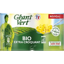 GEANT VERT MAIS BIO GÉANT VERT EXTRA CROQUANT X2