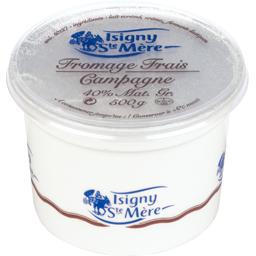 ISIGNY SAINTE MERE FROMAGE BLANC CAMPAGNE ISIGNY STE MÈRE40% FRAIS EMBALLÉ 500G