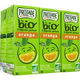 PRESSADE NECTAR D'ORANGE BIO PRESSADE BRIQUE 20CL X6