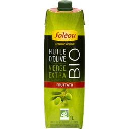 SOLEOU HUILE D'OLIVE VIERGE EXTRA BIOLOGIQUE NOTE FRUITÉE SOLEOU 1L