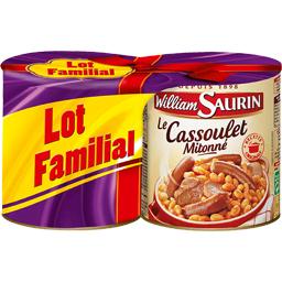 WILLIAM SAURIN CASSOULET WILLIAM SAURIN 4/4 2X840G