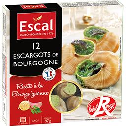 ESCAL LABEL RG ESCARG BOURG GROS 12 BOITE CARTON 95G