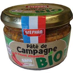 STEPHAN PATÉ DE CAMPAGNE BIO STEPHAN VERRINE 180G