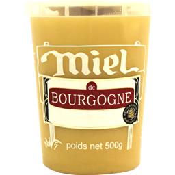 LES RUCHERS DE BOURGOGNE MIEL POT TRONCONIQUE FLEURS DE NOS CAMPAGNES CRÉME