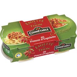 CONNETABLE EMIETTE THON AU PIMENT D'ESPELETTE CONNÉTABLE BTE 1/10 2X80G