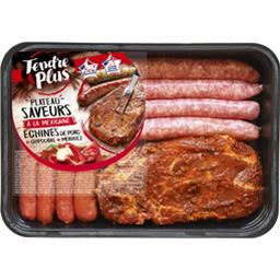 TENDRE ET + PLATEAU 2 ECHINES SAVEUR MEXICAIN +4MZ 4CH TENDRE ET PLUS 790G