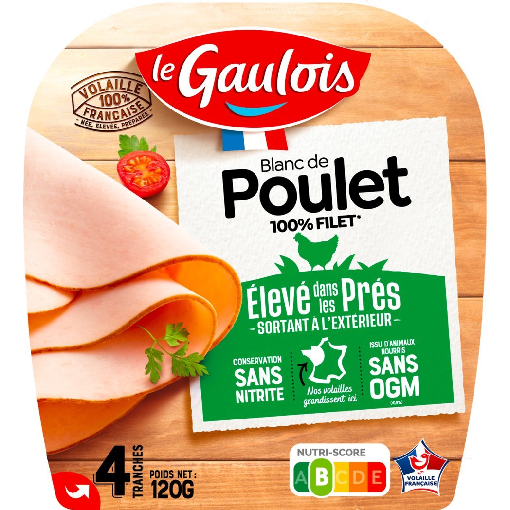 LE GAULOIS 4 TR. BLANC POULET S/ATMOSPHERE FACON ROTISSOIRE E