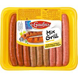 LE GAULOIS SAUCISSE MIX GRILL LE GAULOIS X9 450G CAISSETTE S/ATM