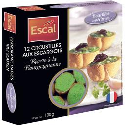 GOURMET-ALSACE TRIO CROUSTIL 12 ESCARG 100G