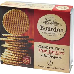 BOURDON GAUFRE NATURE PUR BEURRE BOITE FER 1000G
