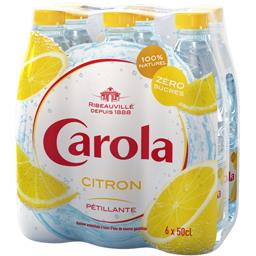 CAROLA PETILLANT EAU GAZ ARO SOURC PET 6X 50C CITR
