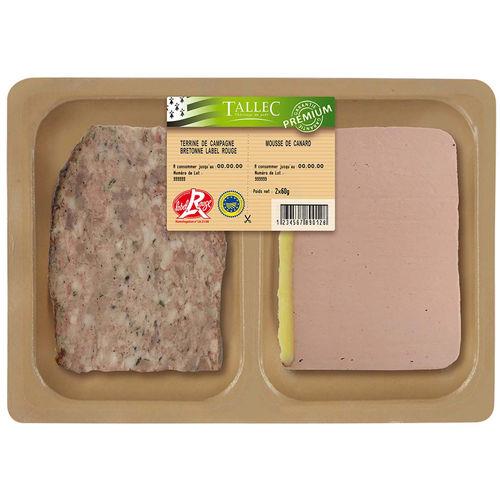 TALLEC Assortiment Frais Barquette 2's 120g