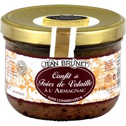 JEAN BRUNET CONFIT AU FOIE DE VOLAILLE À L'ARMAGNAC JEAN BRUNET 320G