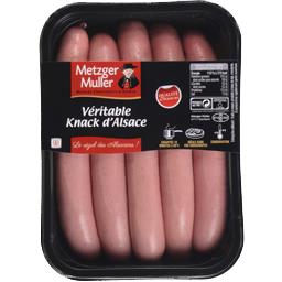 METZGER-MULLER 4 SAUCISSE STRASB NATURE PC 240G