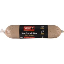 METZGER-MULLER SAUCISSE A TART FOIE 150G METZGER-MULLER SAUCISSE A TART FOIE 150G