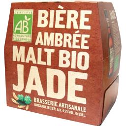 LA JADE BIÈRE JADE AMBRÉE BIO 4,5D 6X25CL