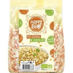 HAPPY BIO RIZ QUINOA LENT BIO HAPPY BIO 500G