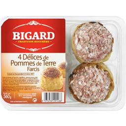 BIGARD DÉLICES DE POMMES DE TERRE FARCIS 4X140G BIGARD