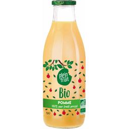 PLEIN FRUIT Jus Pomme Bouteille Verre 1000ml