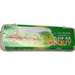 COQUY PL AIR OEUF FRAIS MOYEN FERM PLAQUETTE 12