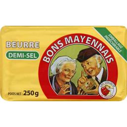 VAUBERNIER N1 BEURRE 1/2 SEC PLAQUETTE ALUMINIUM 250G