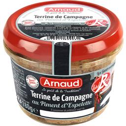 ARNAUD LE GOUT DE LA TRADITION TERRINE DE CAMPAGNE PIMENT D'ESPELETTE 180G