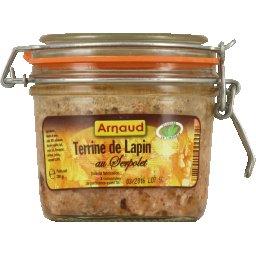 ARNAUD LE GOUT DE LA TRADITION TERRINE LAPIN AU SERPOLET ARNAUD LE GOÛT/TRADITION BOC 280G