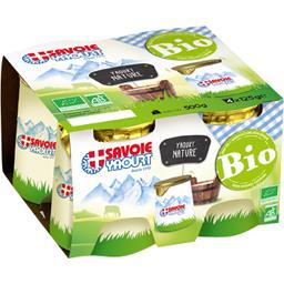 SAVOIE YAOURT YAOURTS BIO NATURE POT CARTON 4X125G SAVOIE YAOURT