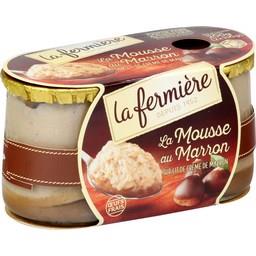 LA FERMIERE MOUSSE AU MARRON LA FERMIERE 2X100G