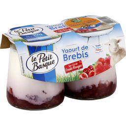 LE PETIT BASQUE YAOURT NAT BREBIS S/LIT FRUITS ROUGES LE PETIT BASQUE2X125G