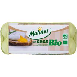 MATINES OEUF BIO GROS MATINES X10