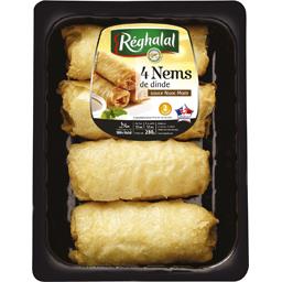 REGHALAL NEMS DE VOLAILLE HALAL RÉGHALAL X4 + SAUCE 280G