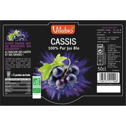VITABIO PUR JUS CASSIS BIO 50CL