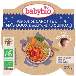 BABYBIO ASSIETTE PT LÉGUMES AU QUINOA DÈS 12MOIS BABYBIO 230G