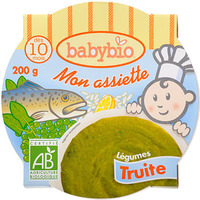 BABYBIO ASSIETTE LÉGUMES VERTS ET TRUITE DÈS 12MOIS BABYBIO 230G