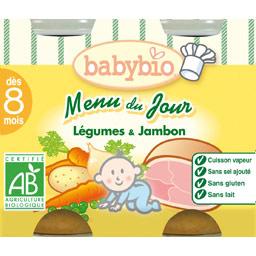 BABYBIO MENU LÉGUMES JAMBON BABYBIO 2X200G