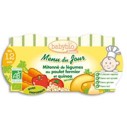BABYBIO MENU LÉGUME POULET FERMIER QUINOA BABYBIO