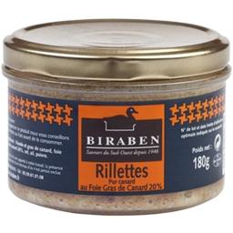 BIRABEN SP PAYS Rillette Canard & oie Bocal 190g