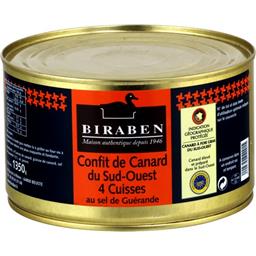 BIRABEN Confit Canard Boite 750g