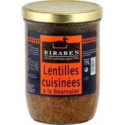 BIRABEN Lentilles & Bocal 750g 530e 850ml