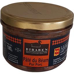 BIRABEN Pate Porc Bearnaise Bocal 180g
