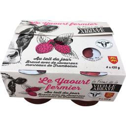 LA FERME DE LA VIEILLE Framboise Pot 125g x4
