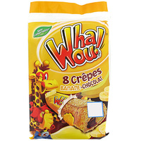 WHAOU! CRÊPE FOURRÉE CHOCOLAT/BANANE WHAOU X8 256G