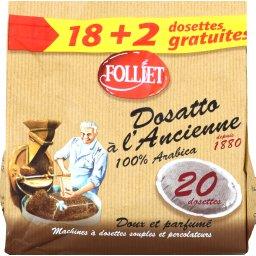 FOLLIET ANCIENNE CAFE MOULU ARABICA 18D SACHET 125G