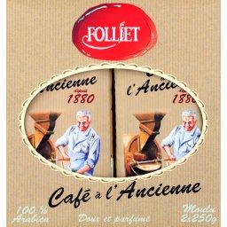 FOLLIET CAFE MOULU ARABICA 2 PAQUET 500G