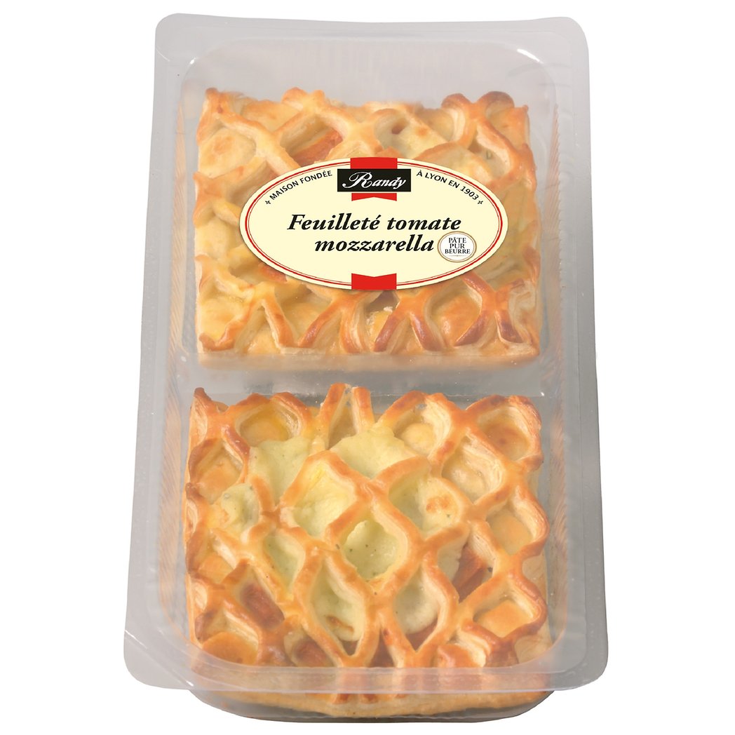 RANDY FEUILLET TOMATE MOZZARELLA 2 260G